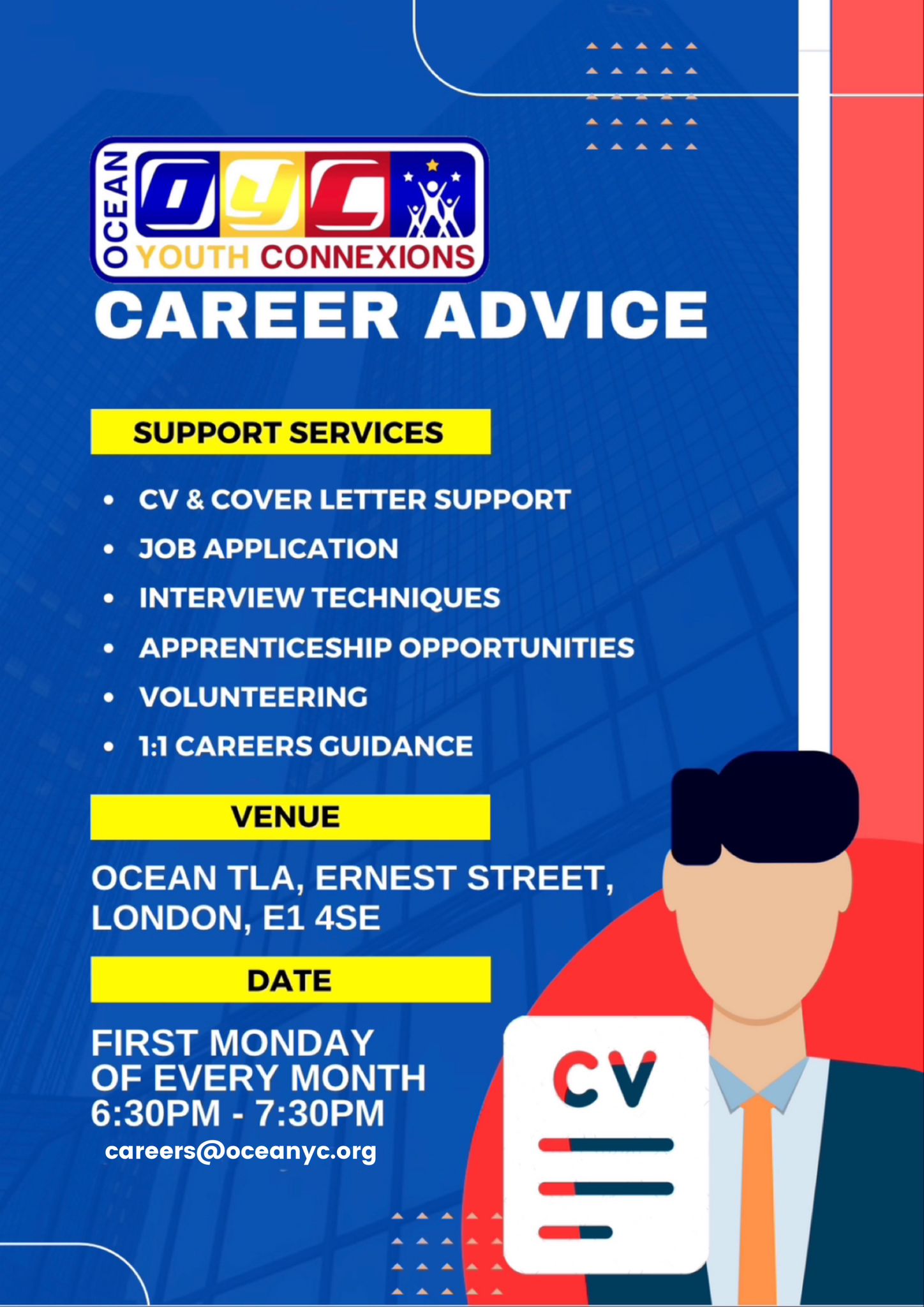 Career Advice Ocean Youth Connexions